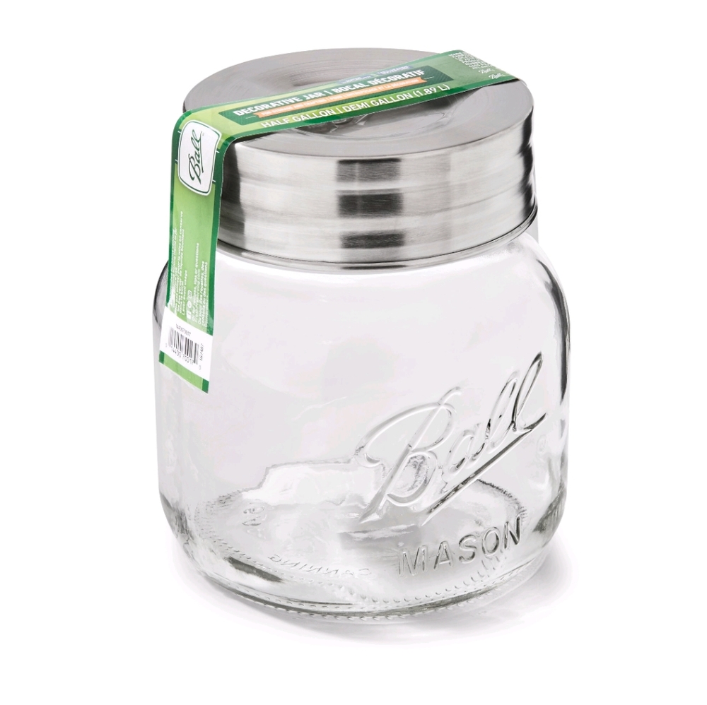 Ball extra wide decorative 1/2 gallon mason jar - Picture 4 of 4